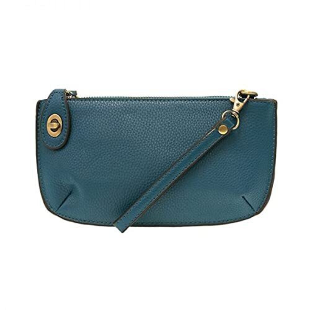 9877 Fashion Purse Mini Crossbody Wristlet Clutch Handbag - Peacock